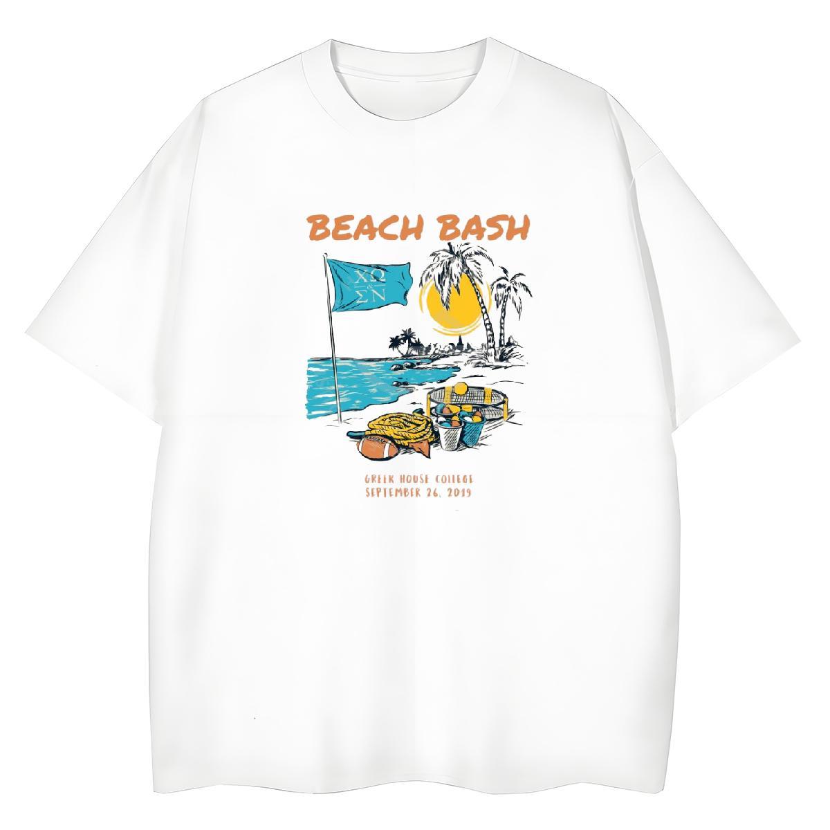 Casual New Lady T shirt Outdoor Breathable Tees Soft 230g 100% Cotton beach Anime Print Womens T Shirts