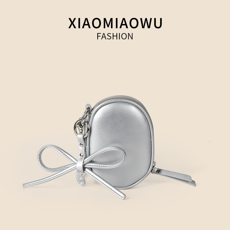 Pearl chain shoulder niche bow crossbody versatile fashionable women's bag, red envelope, small size, portable and mini