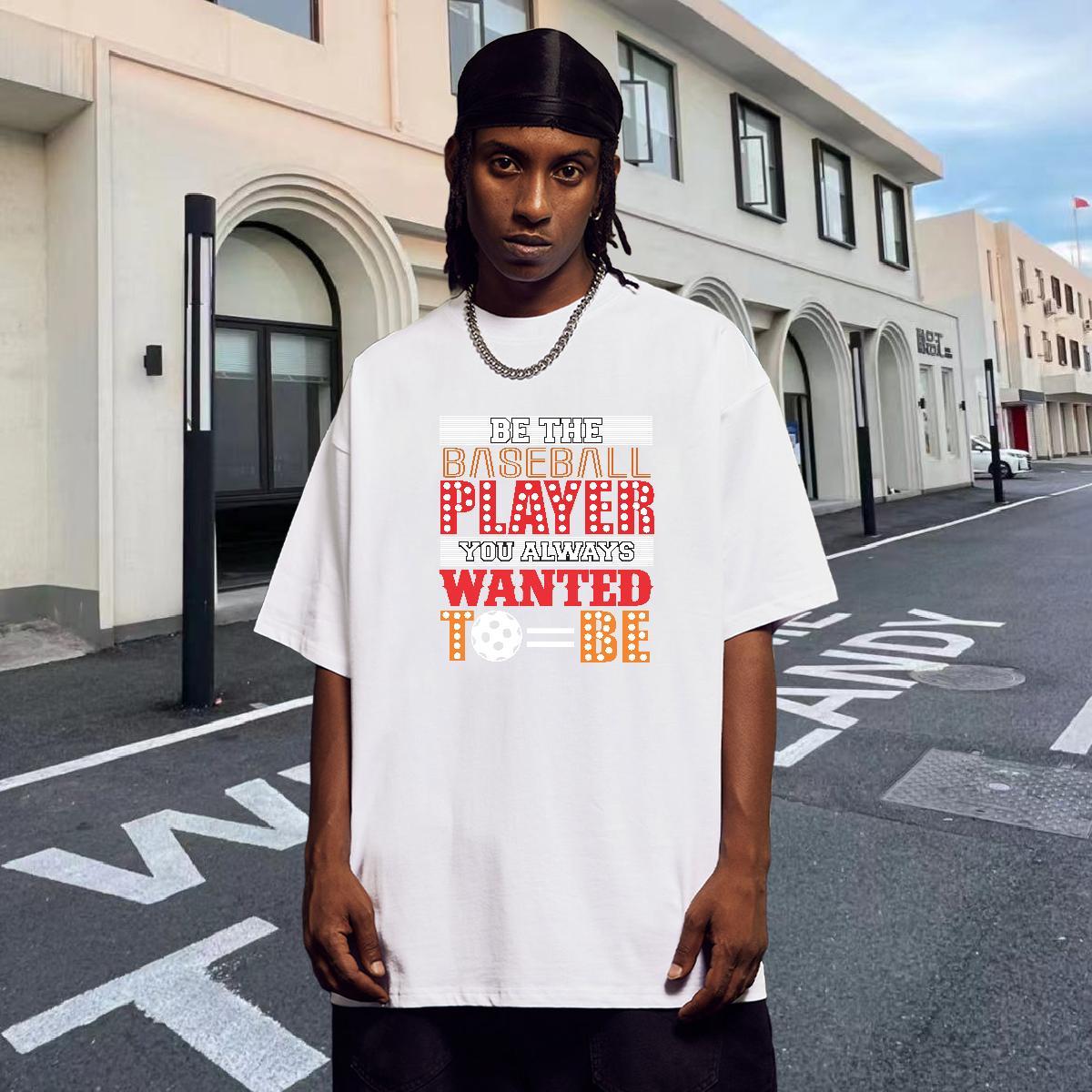 High Quality Men Tees Summer Casual 100% Cotton 230g Plus Size Cartoon Breathable Short Sleeve letter T-Shirts for Men 2024 Designer Polos