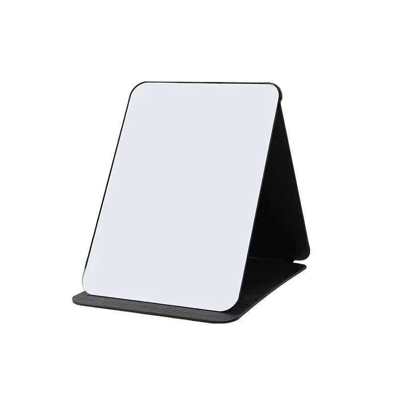 Folding Makeup Mirror High-quality Portable Desktop Makeup Mirror Single-side Creative Women Solid Color Standing Makeup Mirror Y240819