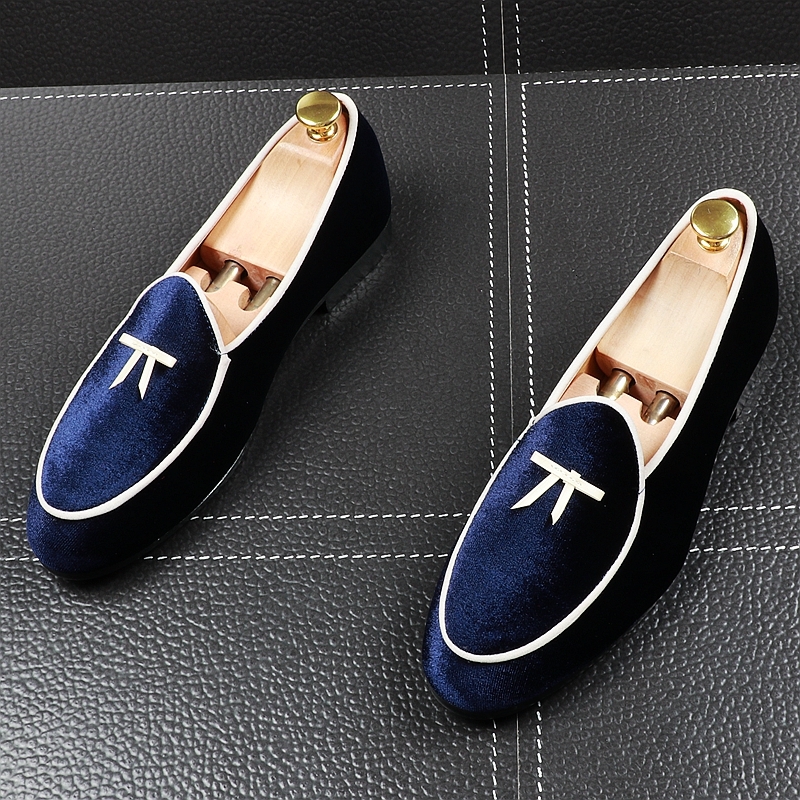 Cuddlyiipanda Fashion Men Suede Leather Male Dress Wedding Classic Business Party Office Loafers Men's Flats Driving Shoes