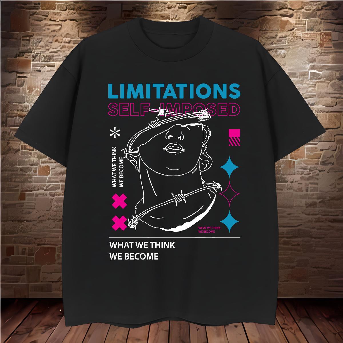 Cool limitation T-Shirts for Men Home Outdoor Tshirt for Man Woman 100% Cotton 230g Free Shipping Round Neck Short Sleeve Custom Anime Clothings