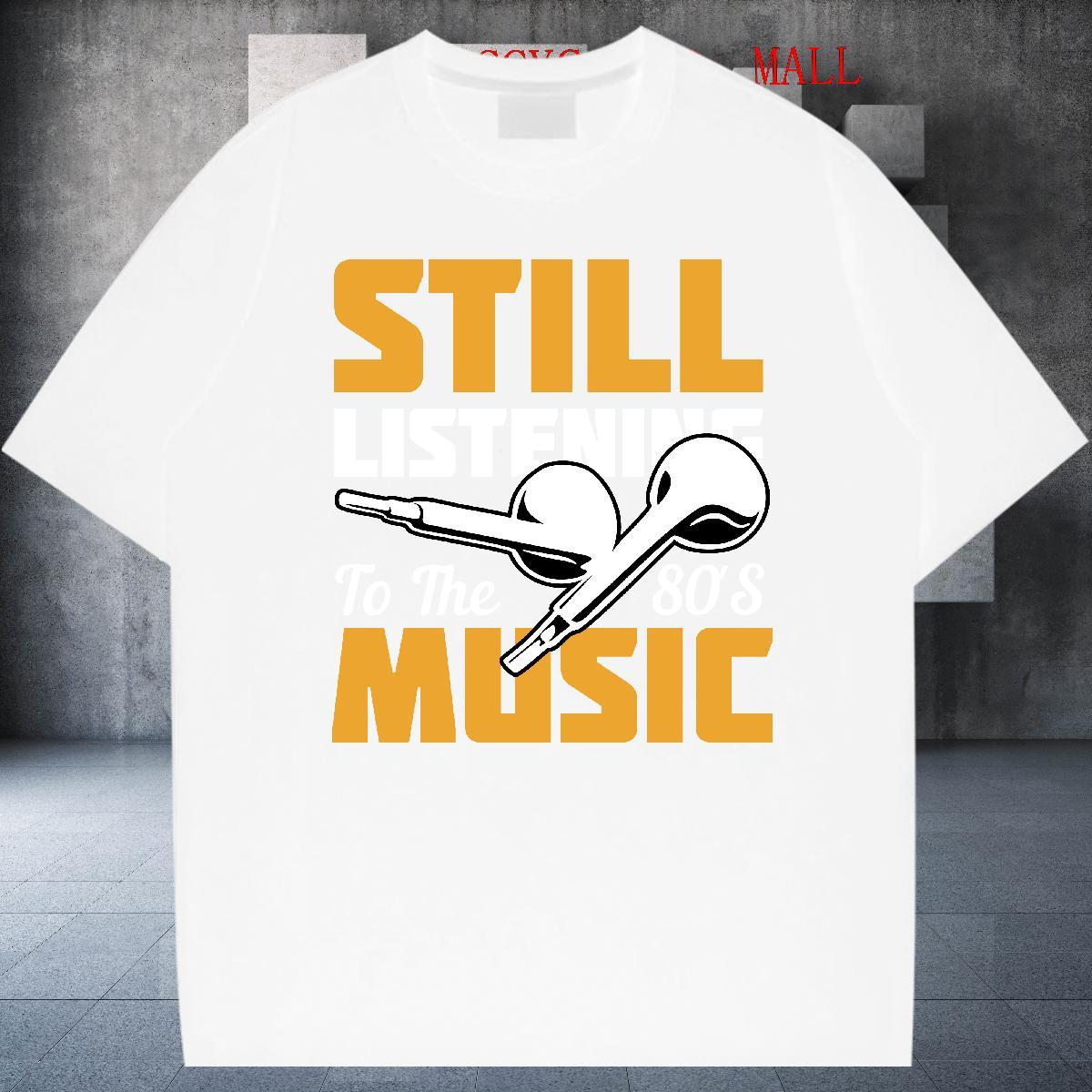 Comfortable Men Tshirts High Street Hip Hop 230g Pure Cotton DIY Anime Breathable Short Sleeve music T-Shirts Brand Clothes