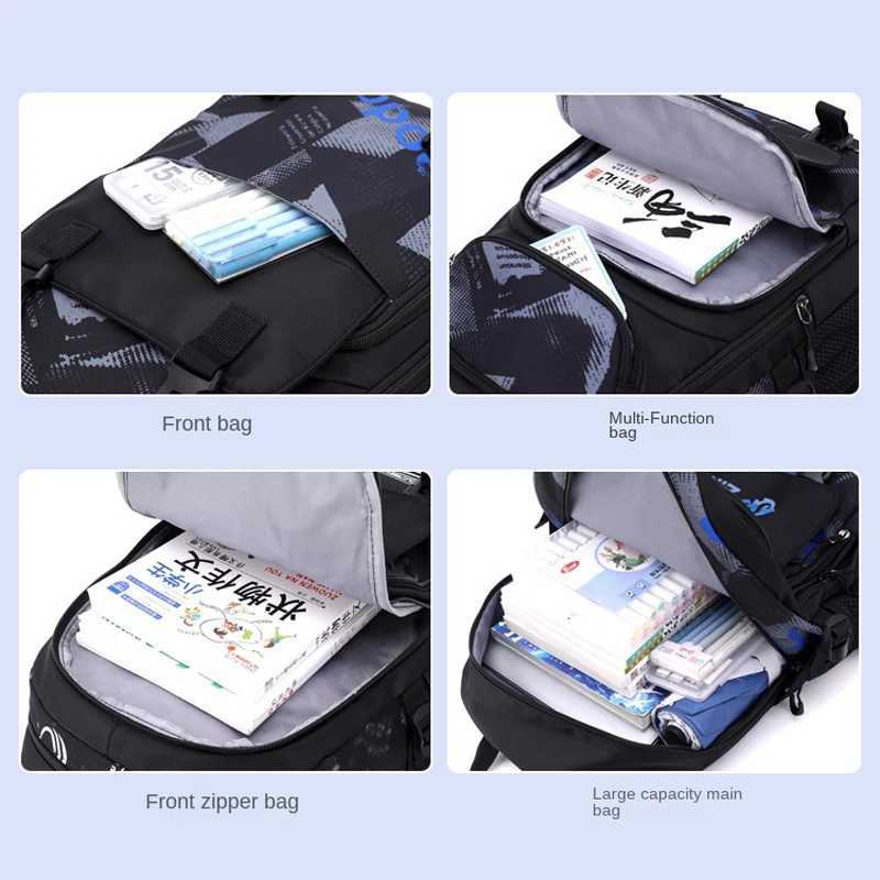Children School Bag With Wheels School Rolling Backpack Wheeled Bag Students Backpack Kids Trolley Bag For Boys Travel Bag Y240820