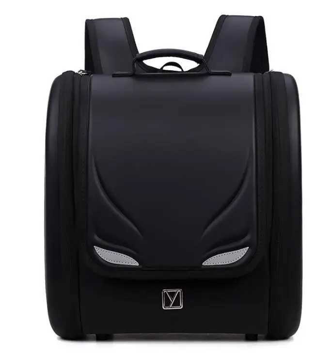 Kids school backpack Bags on wheels Japan School Backpack kid Orthopedic wheeled backpack Children PU Japanese trolley backpacks Y240820
