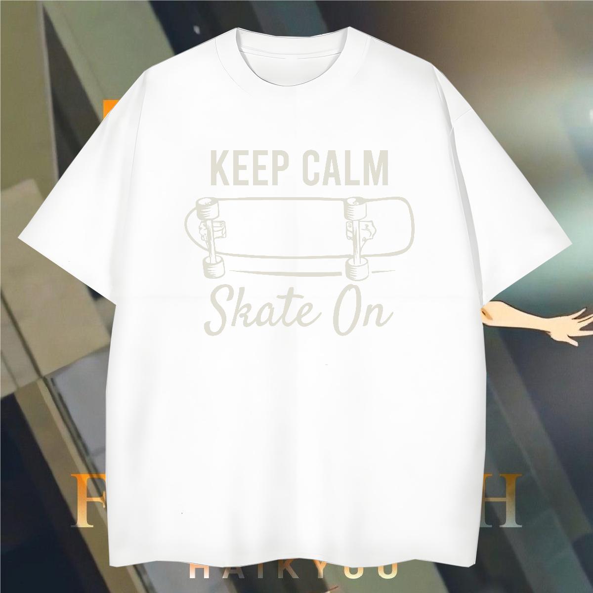 Popular monogram 230g Cotton Men Tops Tees Street Wear Round Neck Short Sleeve T Shirts Men Casual New Customized Tee Shirt