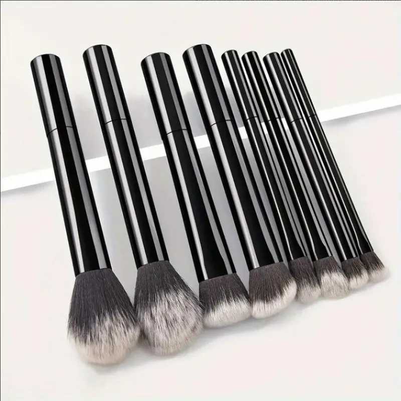 8pcs Professional Makeup Brush Set Cosmetic Foundation Powder Blush Eyeshadow Kabuki Blending Make Up Brush Beauty Tool M240820