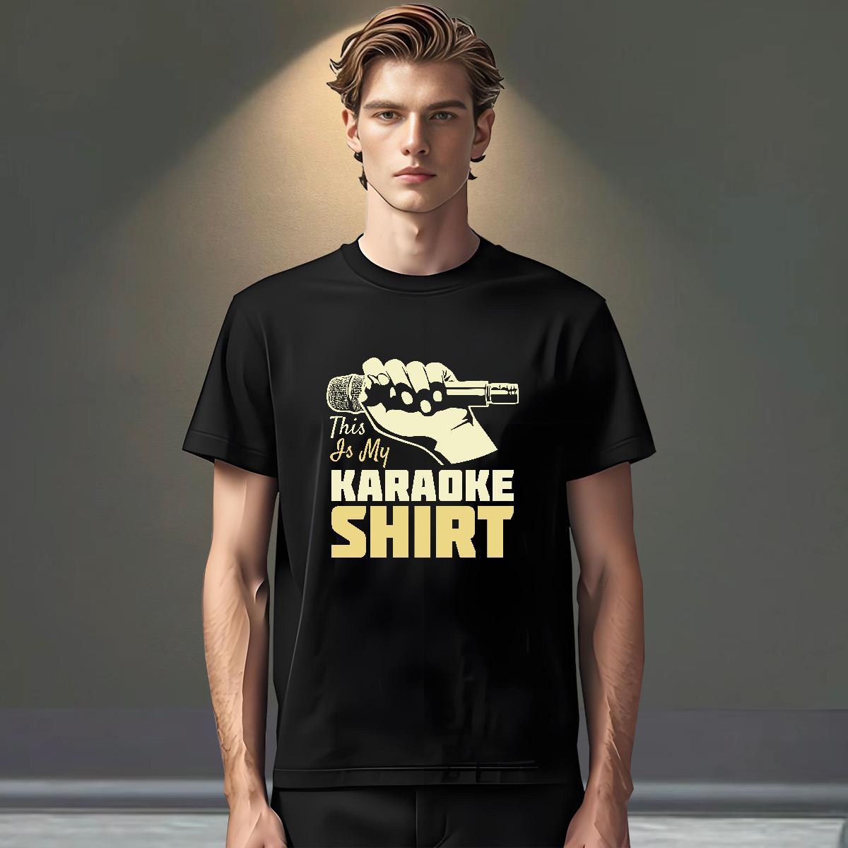 Designer Men Clothes T-Shirt Street wear Hip Hop 100% Cotton 230g Custom Printed Breathable karaoke Men T Shirts Casual New Clothings