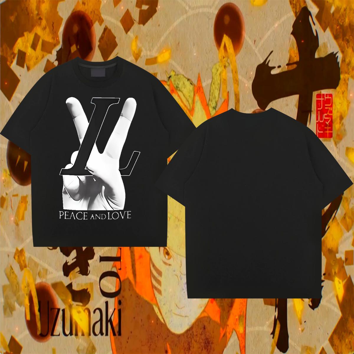 Cool Design Tshirt for Man Woman Street 100% Cotton 230g DIY Anime Breathable Crew Neck letter T Shirts Men 2024 DIY Tees