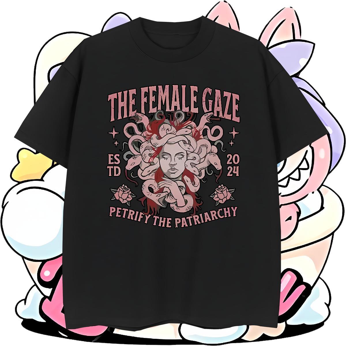 DIY women Tshirts 230g Cotton T Shirt For Man Anime Print Hip Hop Street Crew Neck Breathable Cool Design Top Tees