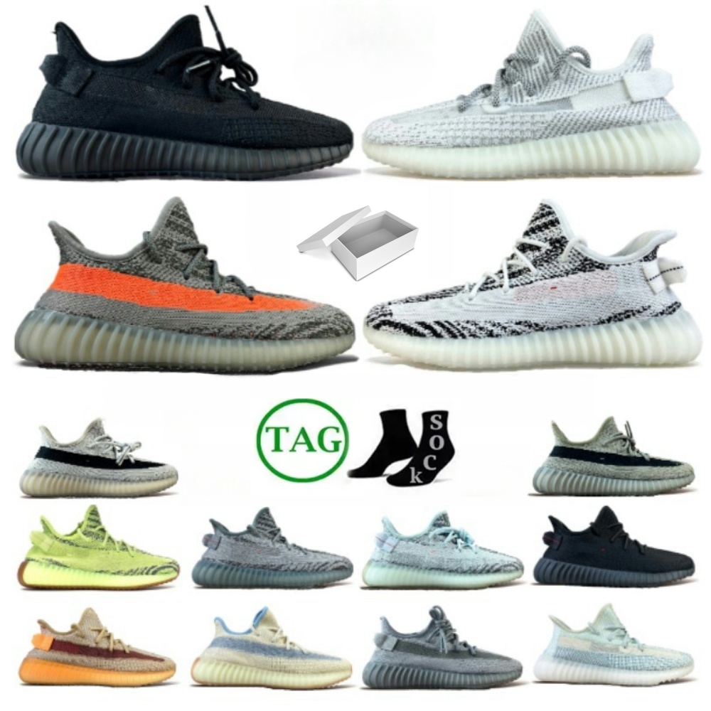 35 designer shoes men V2 Sneakers Triple White Black Cream Dazzling Blue Yecheil Mens Breathable Sneaker Outdoor Sports Casual trainers women Size 36-48