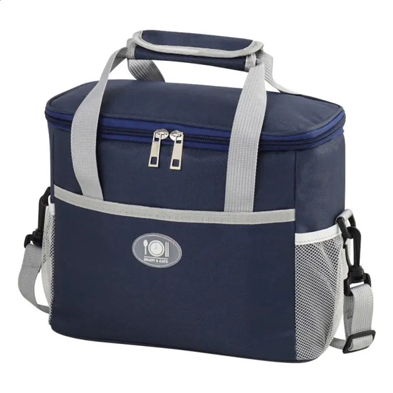 Outdoor Camping Picnic Bag Portable Lunch Bag Food Thermal Insulated Box Food Storage Bags Bento Pouch Dinner Container Handbag 240819