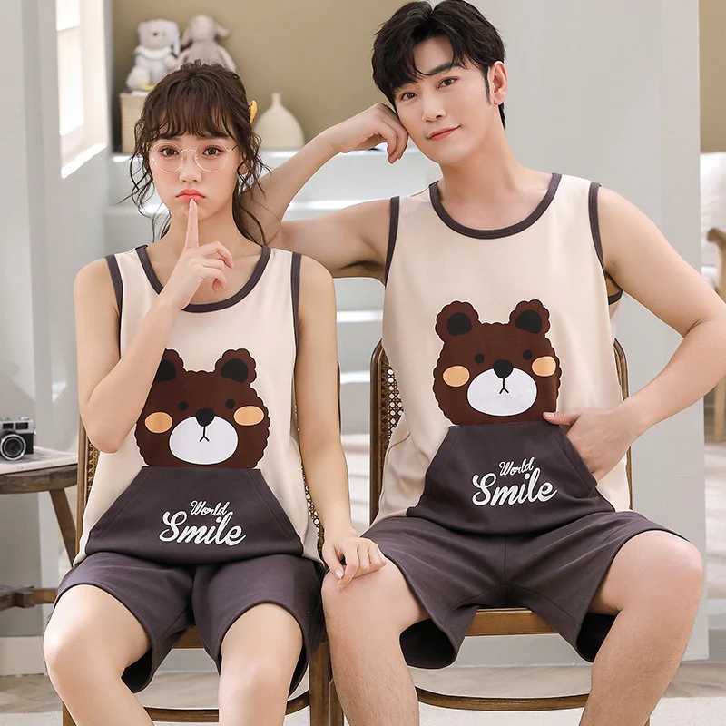 Sleepwear Sin Chan Mens Sleepwear Sin Chan Cotton Summer Short Japanese Couple Sleepwear 2022W240719