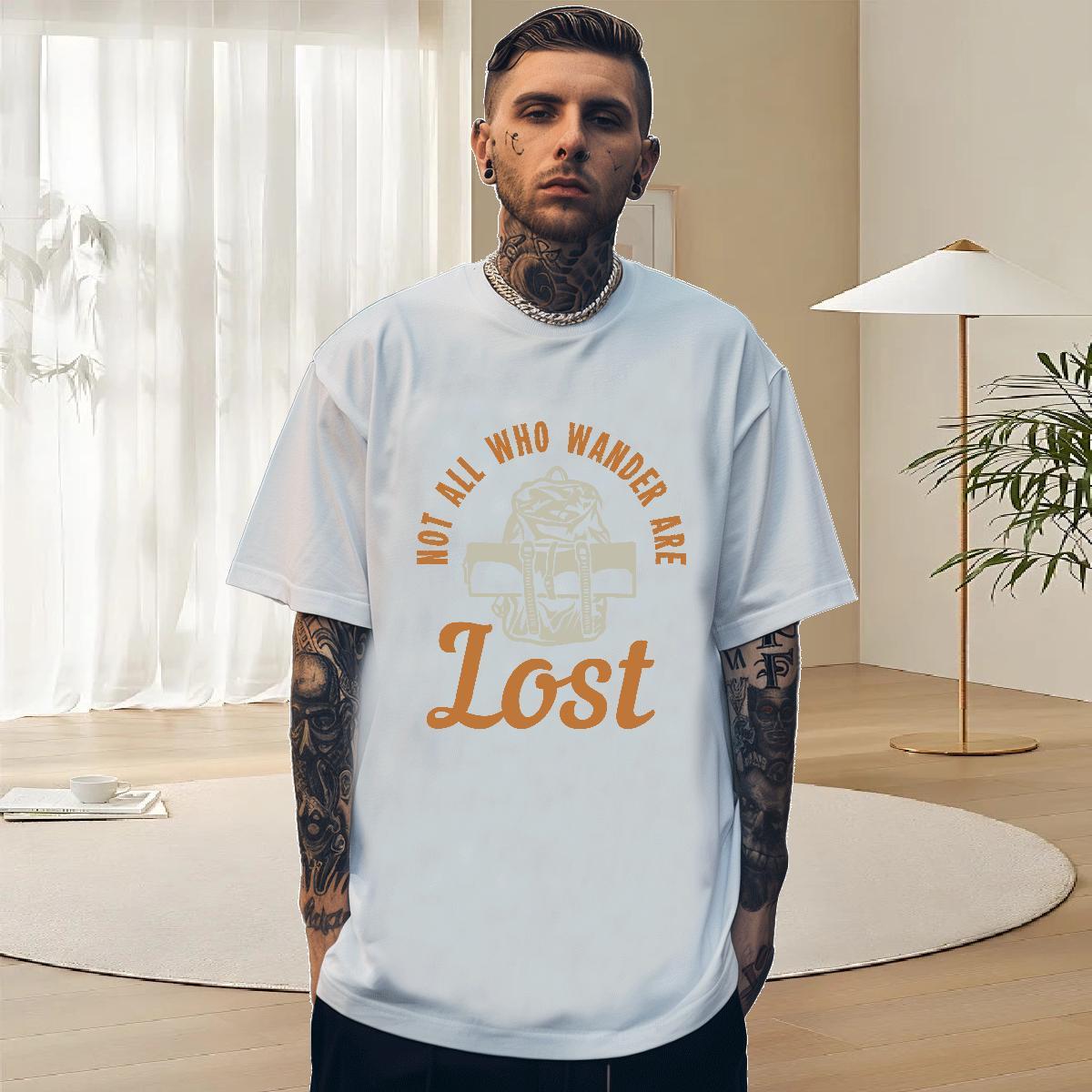 Cool Mens Tshirts Home Outdoor 230g Pure Cotton Custom Big Size O-Neck Short Sleeve monogram T-Shirts for Men 2024 Designer Tops Tees