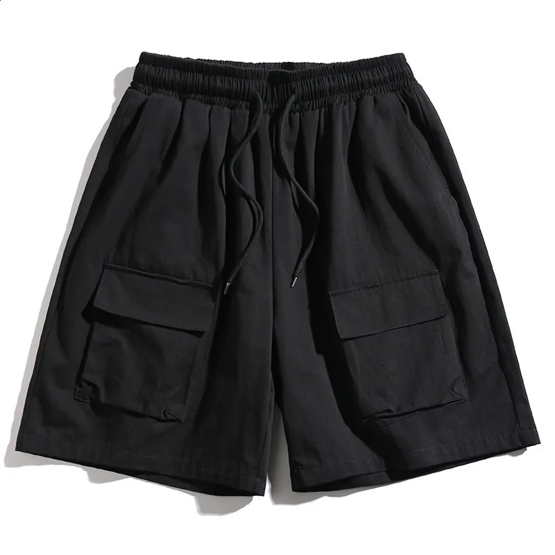 Night three sided shorts mens summer fullcolor cotton multi pocket casual five piece pants 240819