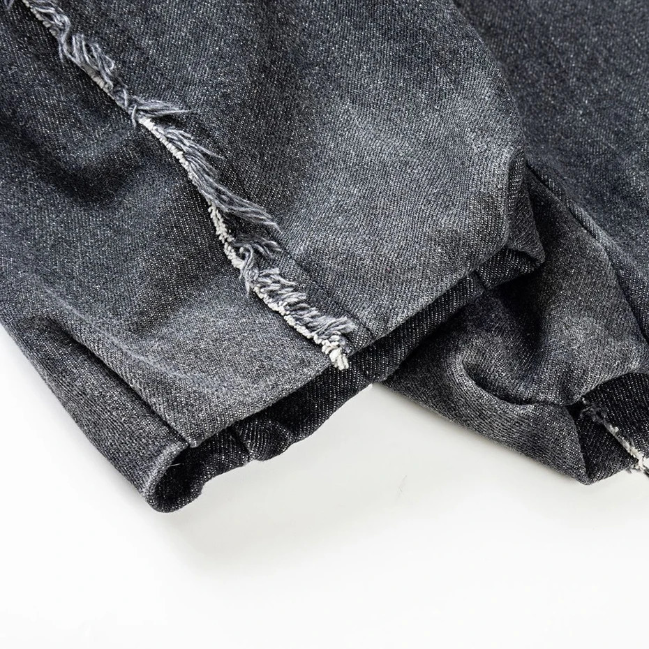 Mens Vintage Splicing Denim Jackets Harajuku Streetwear Hip Hop Oversized Jacket Zipper Coat Man Retro Loose Zipper Jacket 240819