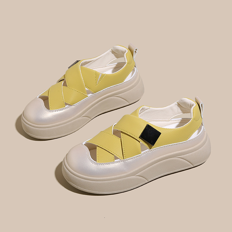 Ddmysports Little White Shoes Women S Summer New Korean Edition Ins Student Casual Versatile Breathable Sandals Street Shot XQ W OUTDOOR