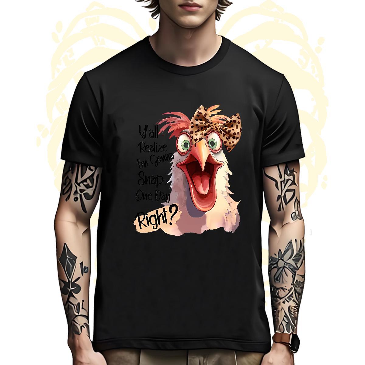 Free Shipping T-Shirts for Men cock Breathable Crew Neck Beach Custom Anime 230g Cotton Men Tshirts Fashion Tops Tees