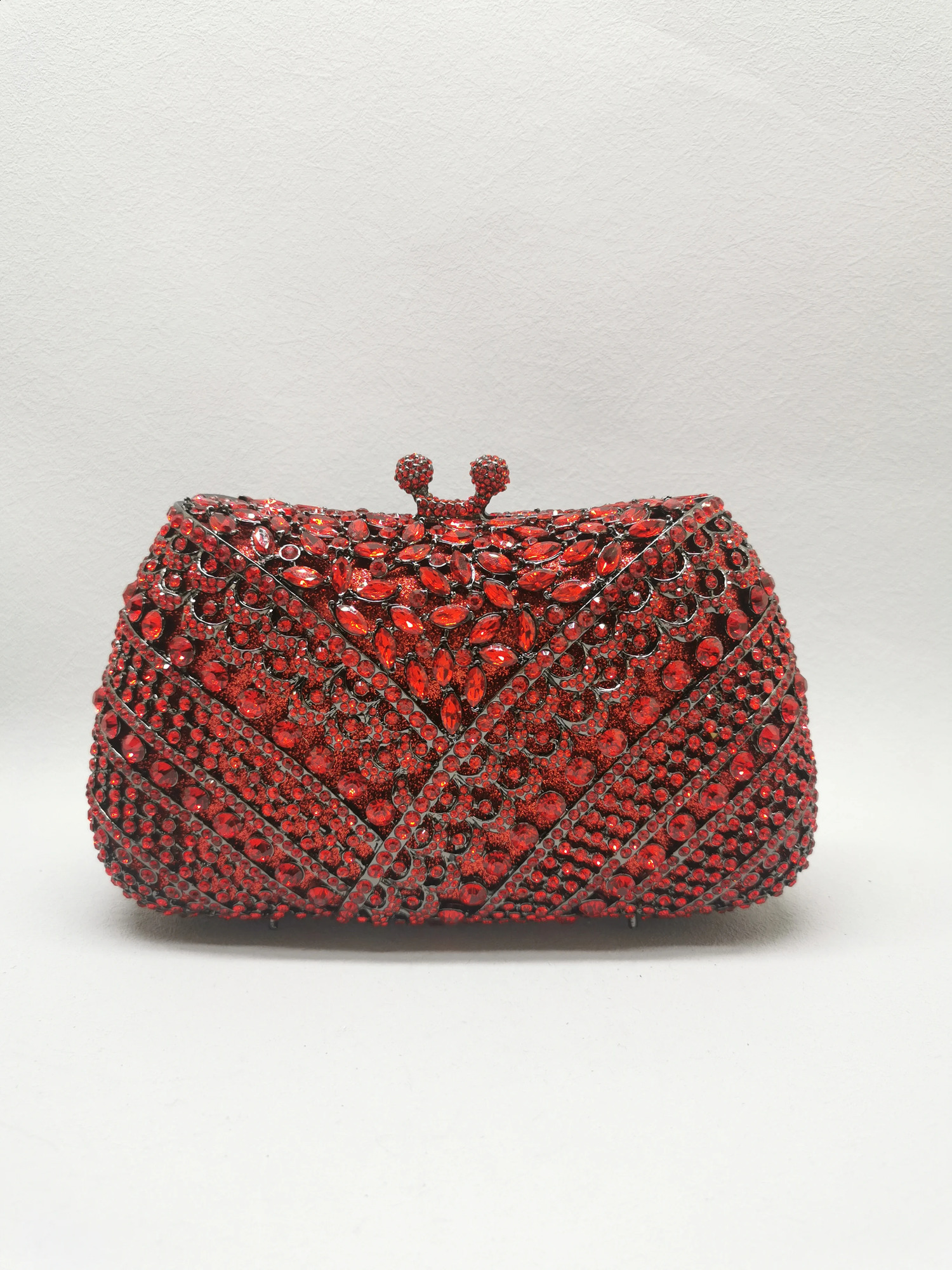 Wine Stones Women Crystal Clutch Bag Lady Evening Party tail Rhie Clutches Bags Handbags Wedding Purse Red 240820 f9b6