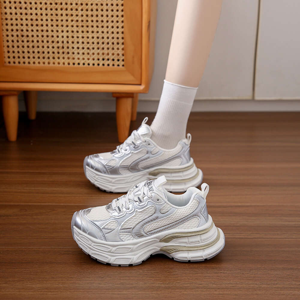 Ddmysports Autumn New Korean Version Breathable Dad Instagram Student Casual Thick Soled Running Shoes For Women BL OUTDOOR
