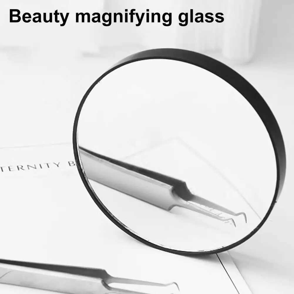 Portable 30X Magnifying Cosmetic Mirror Suction Cup Tweezers Included Portable Magnifier Makeup Mirror for Travel Y240819