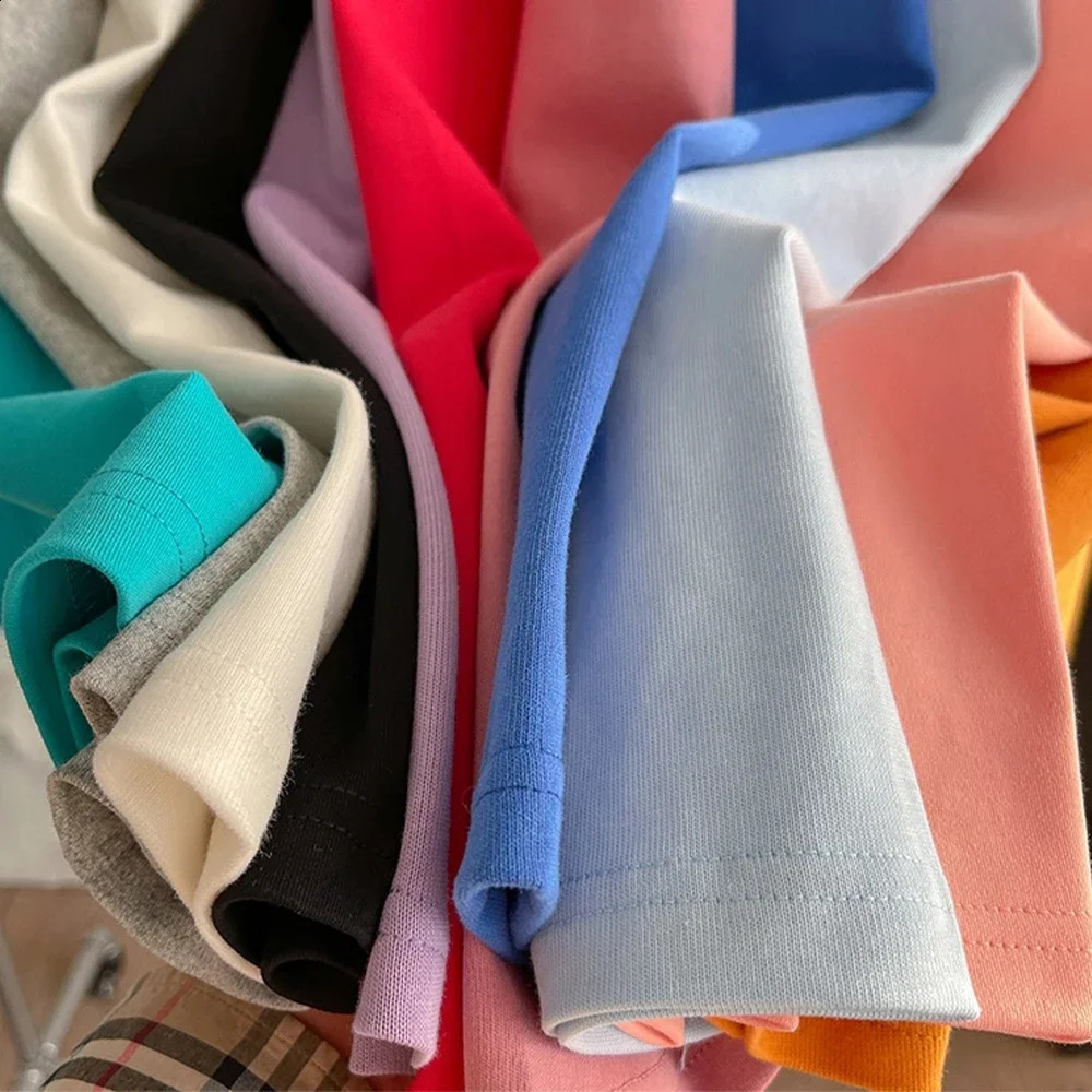 Long Sleeve t shirt for Men Autumn Fashion Cotton Solid Color t-shirts Cozy Streetwear Mens t-shirt Baggy Korean Trendy 240820