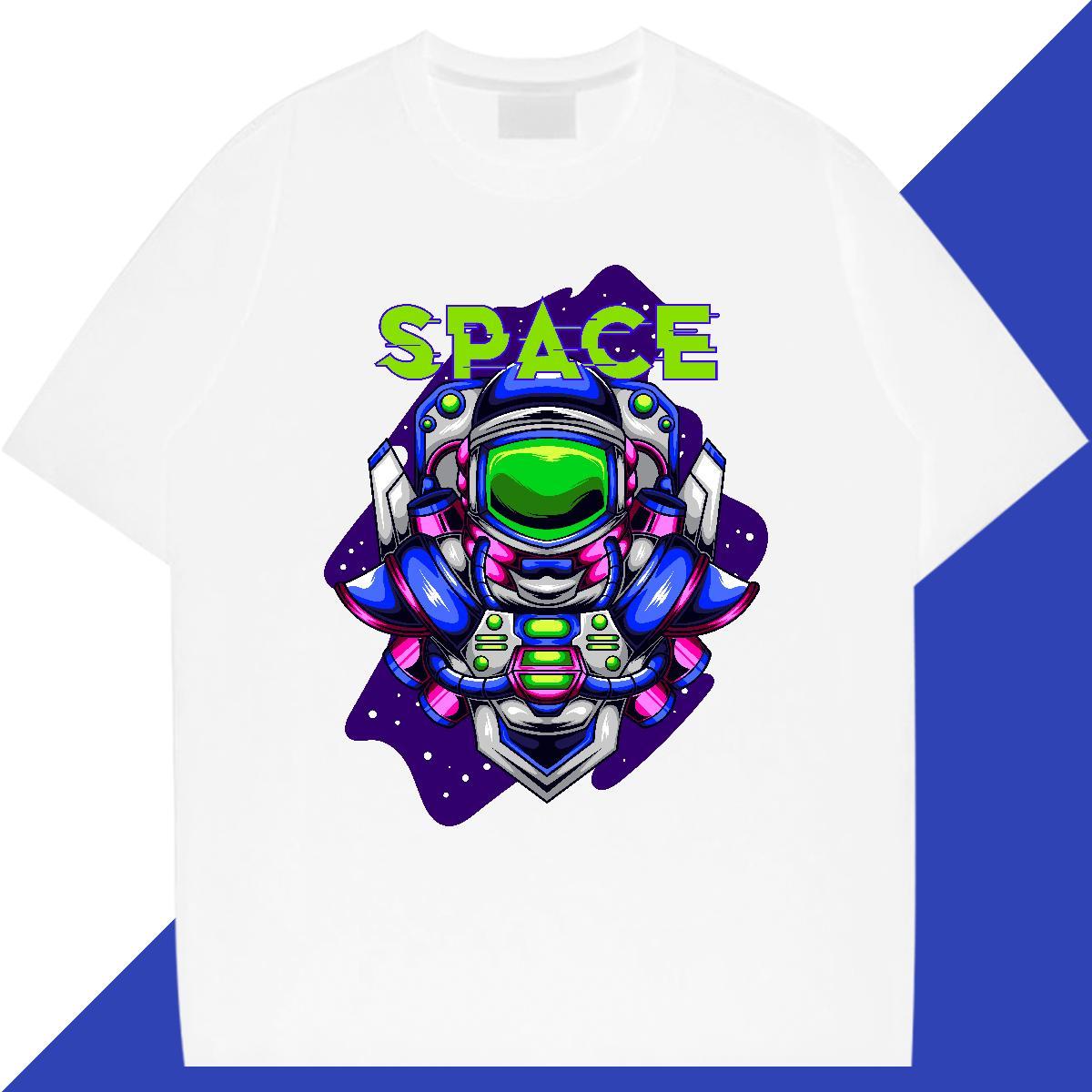 High Quality ET 230g 100% Cotton Men Clothes T-Shirt High Street Hip Hop Breathable Short Sleeve Man T Shirts Brand DIY Printed Tee Shirt