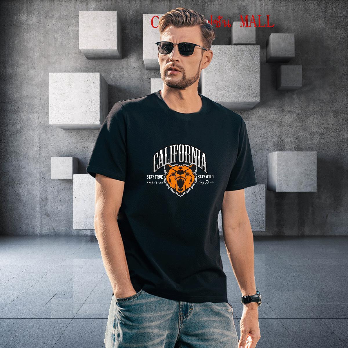 High Quality T Shirt For Man animal Breathable Crew Neck Street wear Hip Hop White Plus Size 100% Cotton 230g Men Clothes T-Shirt Fashion Design Polos