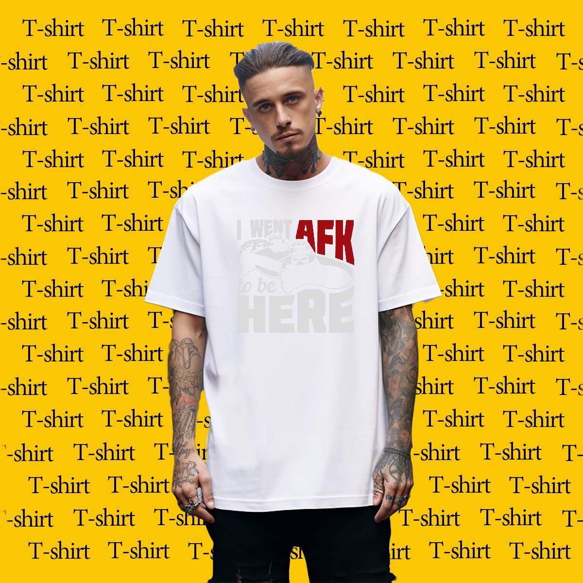 Loose monogram 230g Pure Cotton Men Tees Casual Crew Neck Breathable Mens T Shirts New Arrival Cartoon Print Tee Shirt