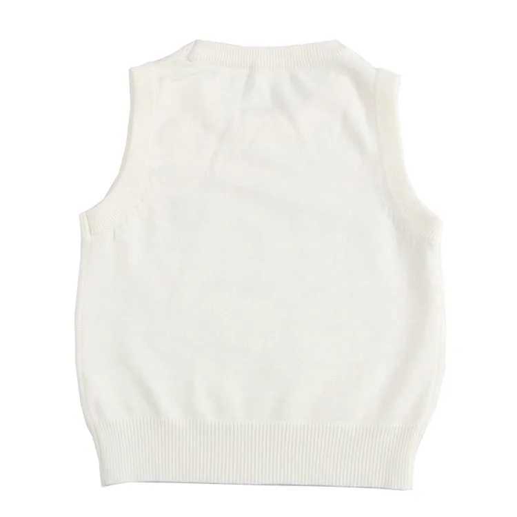 Children Vests Sweaters Cotton vest Children top quality sleeveless sweaters Kids boys O-Neck pullover knitting vest coatXJ240819
