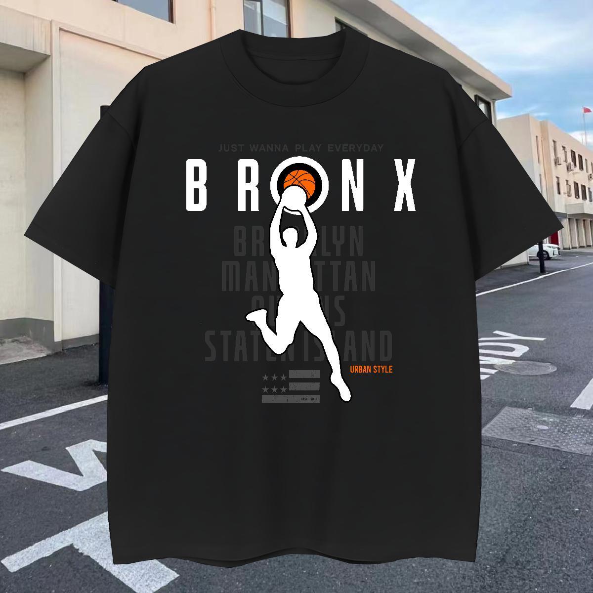 Classic Men Tops Tees Street wear Hip Hop 100% Cotton 230g Cartoon Print Breathable Crew Neck basketball T shirt Fashion Casual Tops Shirt