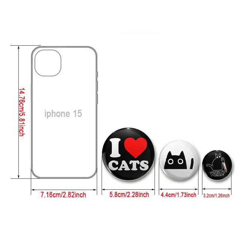 Half face cat pin fun cartoon hand drawn cat badge handmade tinplate brooch for backpacks clothing gifts accessories W240815