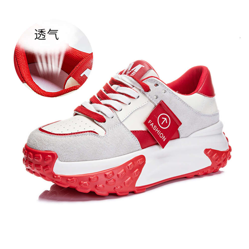Ddmysports Genuine Leather Dad Women In Spring New Children Versatile Thick Soled Sports For Casual S Shoes Trend OUTDOOR
