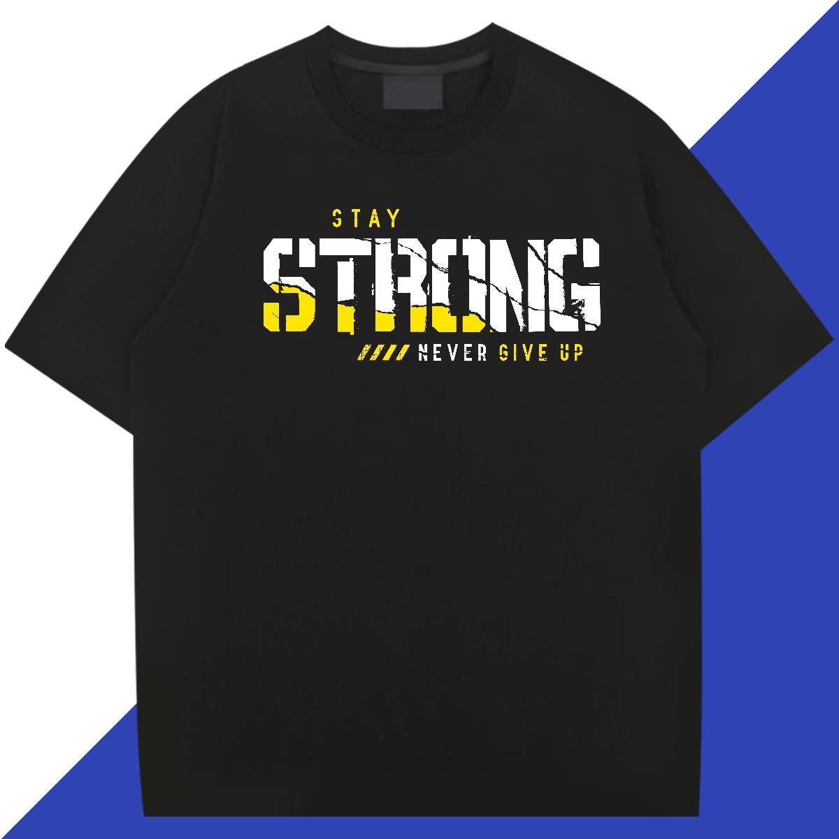 Brand letter 230g Cotton Men Tees Sport O Neck Short Sleeves T-Shirts for Men Customized Oversized 3XL 4XL Top Tees