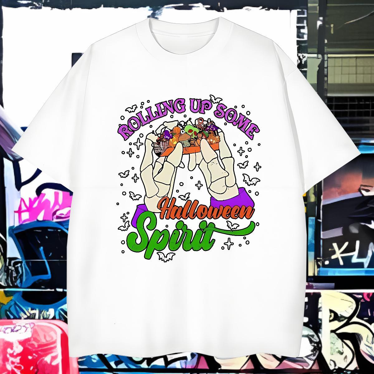 Designer Tshirts halloween Street wear Hip Hop 100% Cotton 230g Wear Pure Cotton High Quality T-Shirts Custom Anime