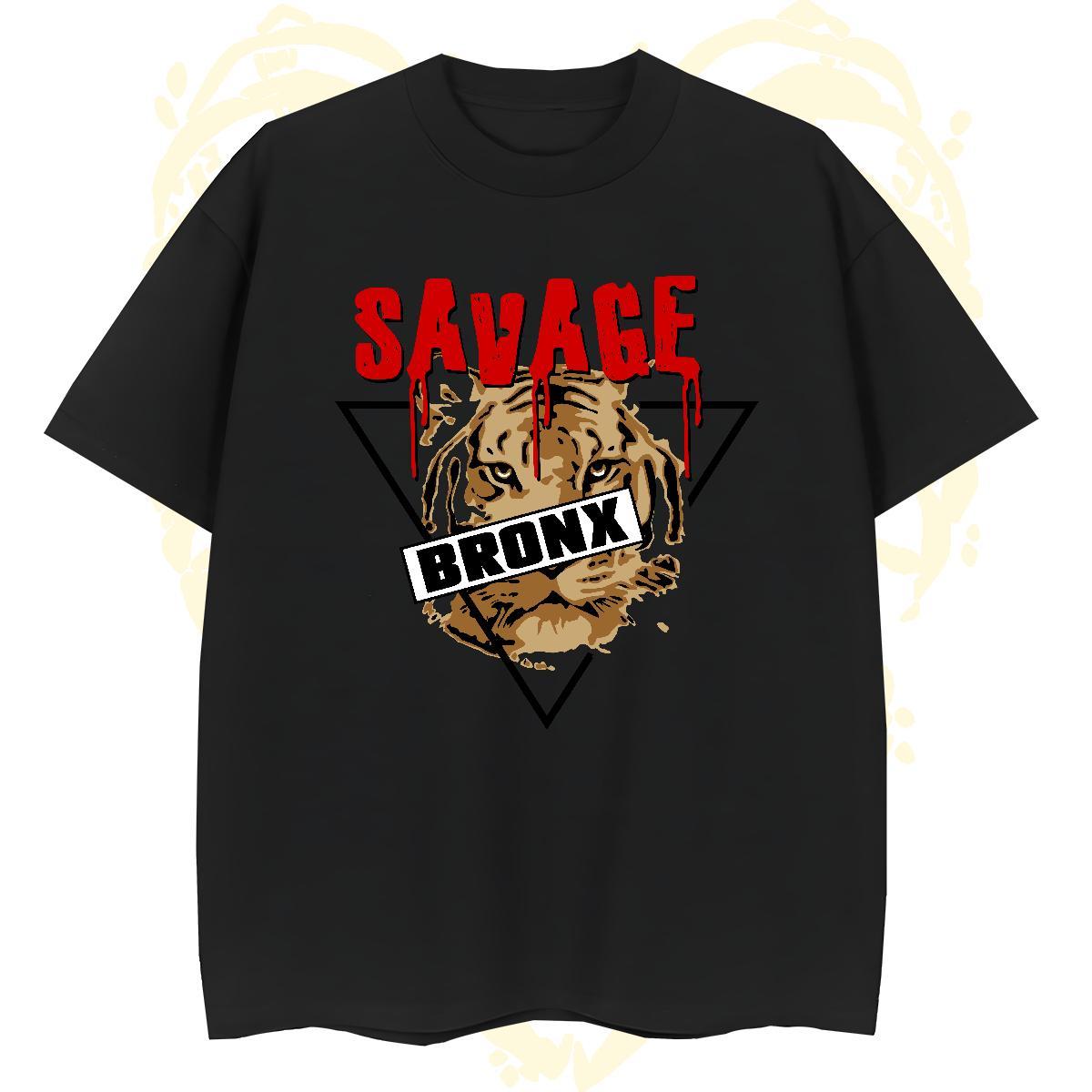 TOP Quality T Shirts Men tiger Crew Neck Daily Outfit Customized Print 230g Pure Cotton Mens Tshirts New Tee Shirt