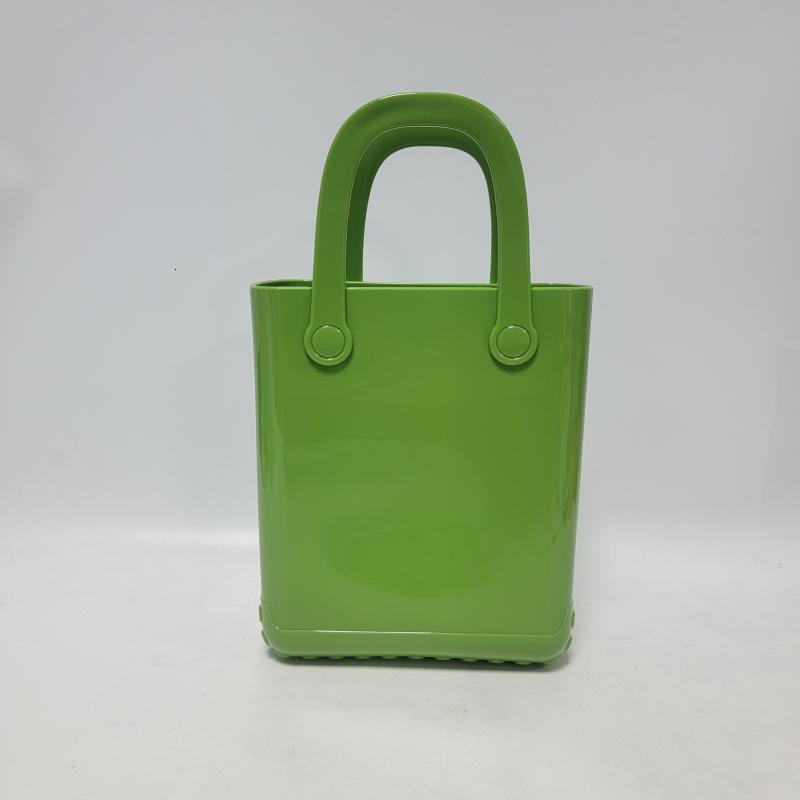 Jelly for Women 2024 New Fashion Diy Cave Macaron Color Beach Basket Bag
