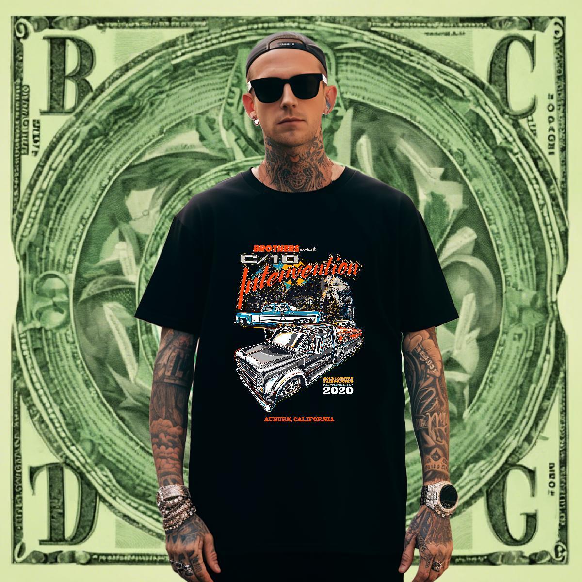 Comfortable Couples T Shirts Hip Hop Street 230g Cotton DIY O Neck Short Sleeves car T Shirts Men Designer Fashion Clothes