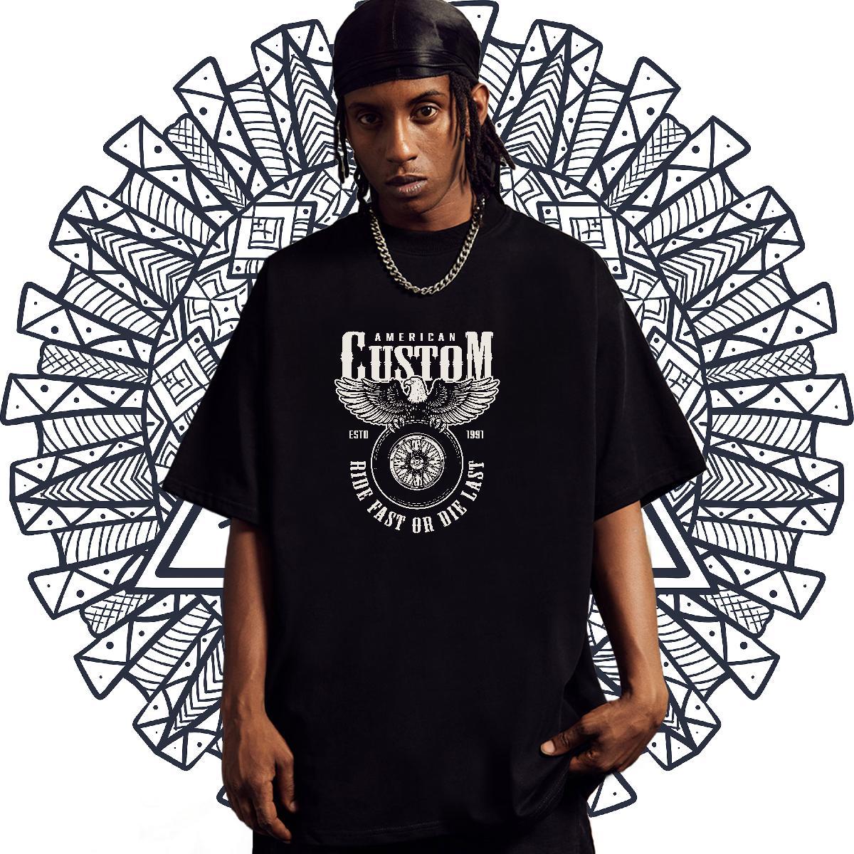 Soft Tshirt for Man Woman Street wear Hip Hop 230g Pure Cotton Custom Cartoon O-Neck Short Sleeve letter T Shirt For Man New Tops Shirt