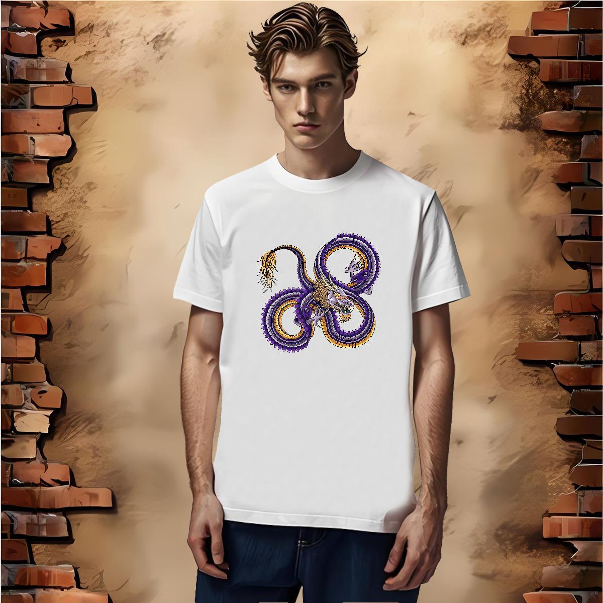 T Shirts Men 230g Cotton ferocity Street Casual Short Sleeve O-Neck Custom Big Size Tshirts Designer Fashion Cool Wear