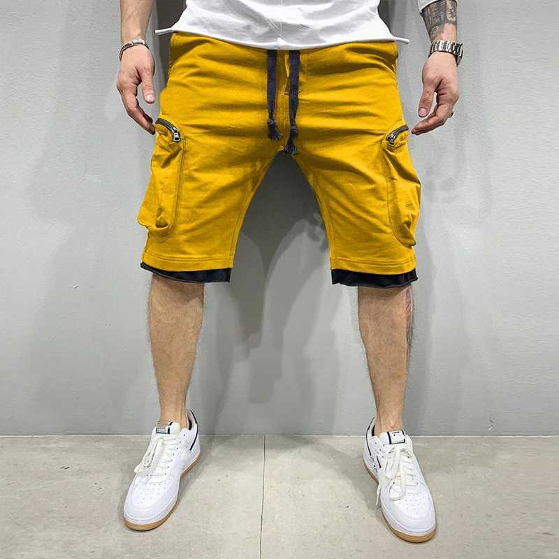 New Street Fashion Shorts Summer Loose Shorts Men Jogging Short Pants Casual Fitness Streetwear Multi-pocket Sport Casual ShortsXJ240817