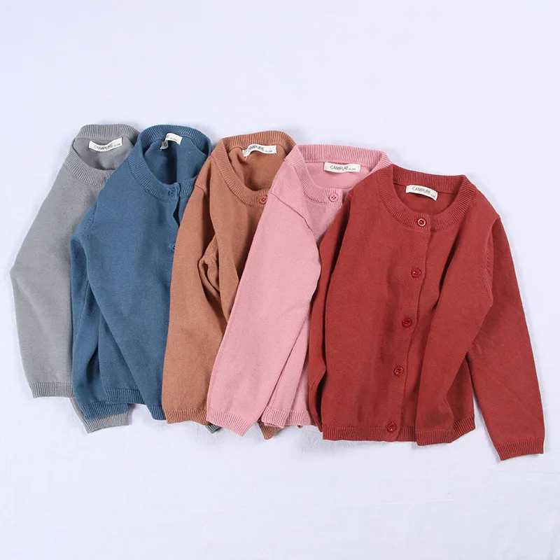 Spring Cotton Sweater Top Baby Children Clothing Baby Boys Girls Cardigan Boys Girls Knitted Cardigan Sweater Kid Spring ClothesXJ240819