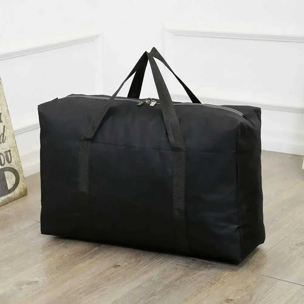 Extra Large Waterproof Moving Luggage Bags Laundry Shopping Bag Non-woven Fabric Cubes 80*48*25cm Home Storage Packing Tool CL240820
