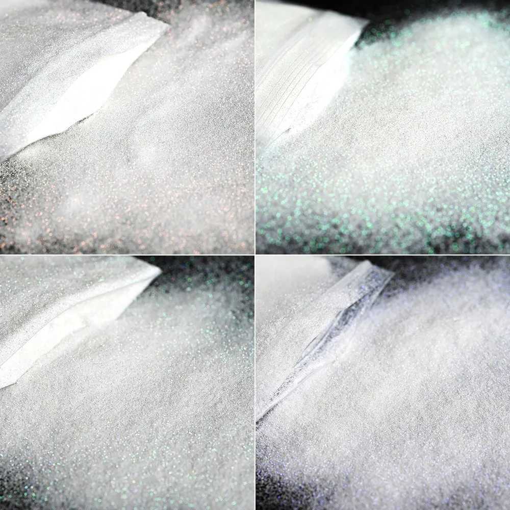 50g Shiny Nail Glitter Sugar Powder Laser Holographic Pigment Dust 0.05/0.1/0.2mm Iridescent Fine Glitter Nail Polish DecorationXJ240815