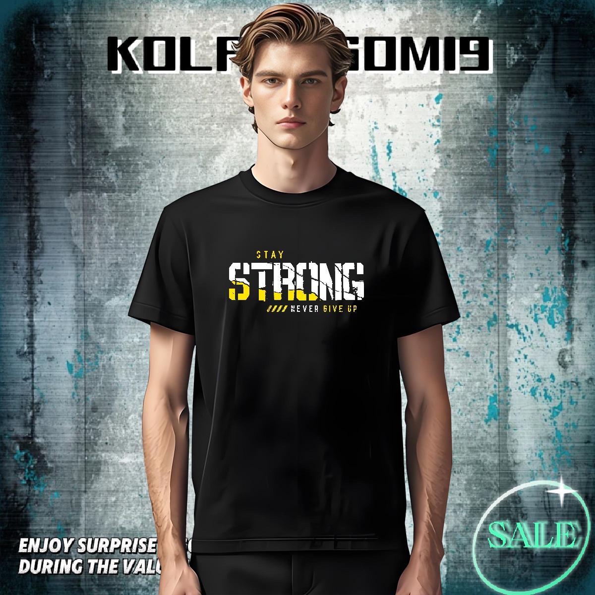 Cool Men Tops Tees Spring Summer 230g Pure Cotton Custom Print Plus Size Breathable strong Man T Shirts DIY Clothes