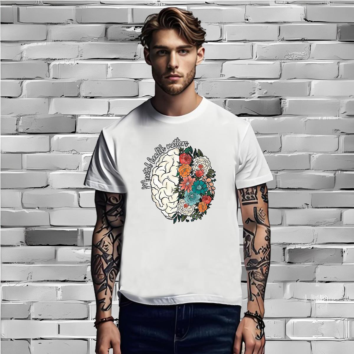 Fashion New Tshirt for Man Woman head Outdoor 100% Cotton 230g Tee Shirt Breathable Crew Neck Cool Design T-Shirts Customized