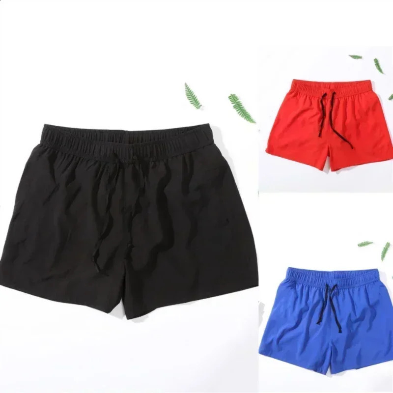 Running cargo short leg quick drying beach mens sports shorts elastic jogging casual pants 240819