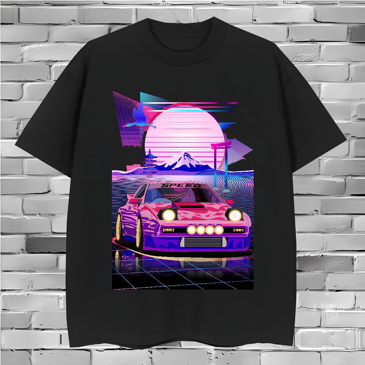 Popular beach Mens T Shirts Street Wear Men Clothes T-Shirt 100% Cotton 230g 2024 New O Neck Short Sleeves Customized Print Clothings