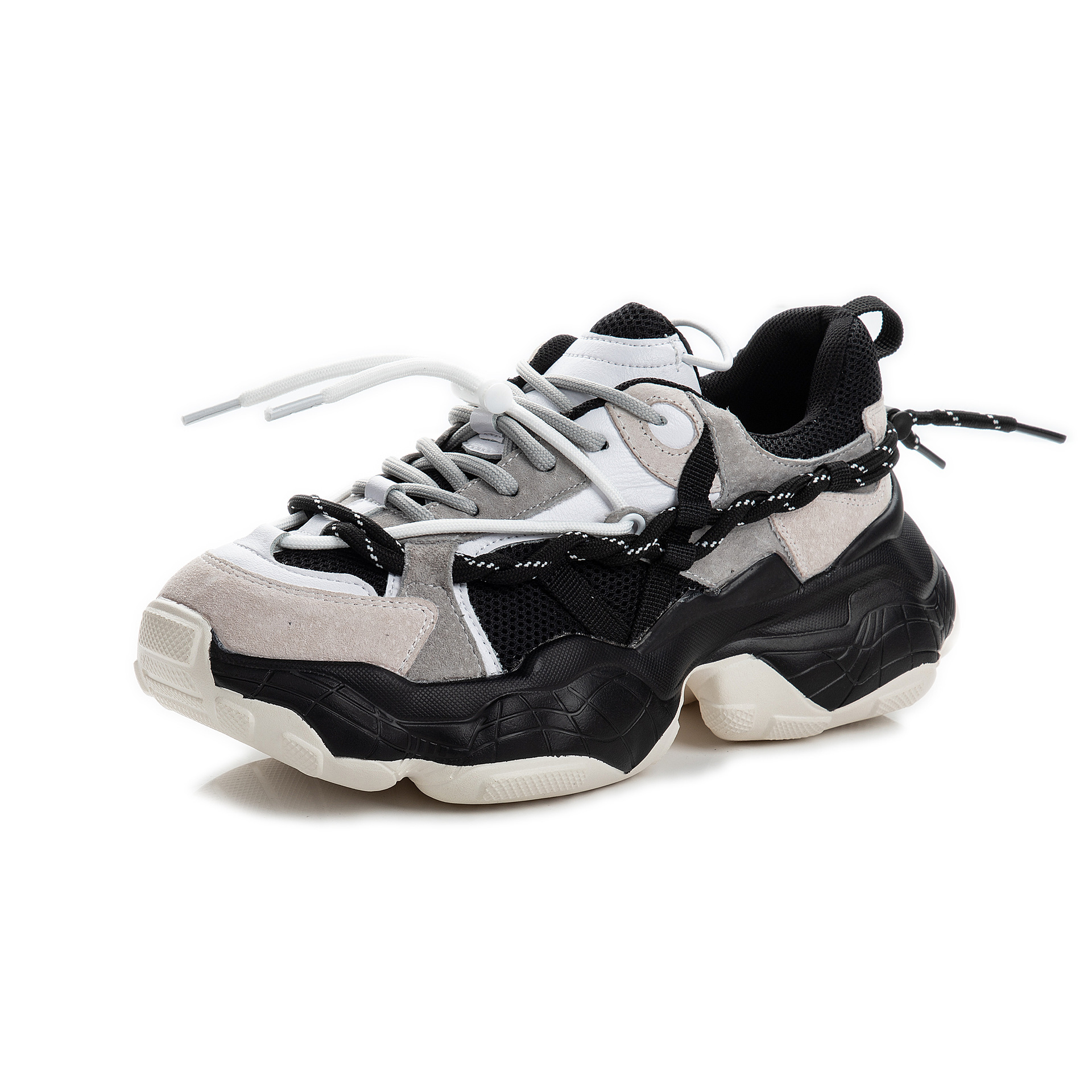 Ddmysports Instagram Trendy Network Popular Autumn New Sports Breathable Dad Casual Thick Sole Genuine Leather Women S Shoes OUTDOOR