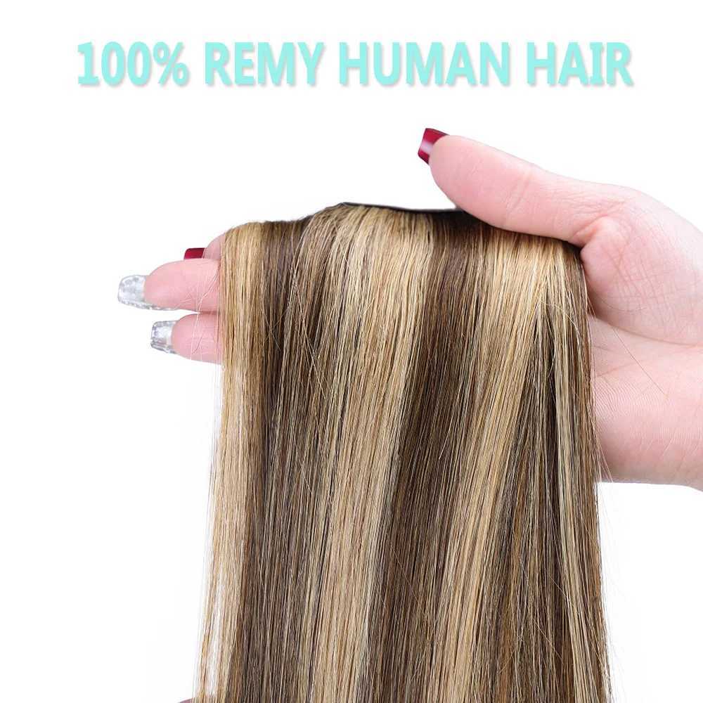 Ponytail human hair natural human hair extension real human hair female fake tail smooth human natural ponytail W240817